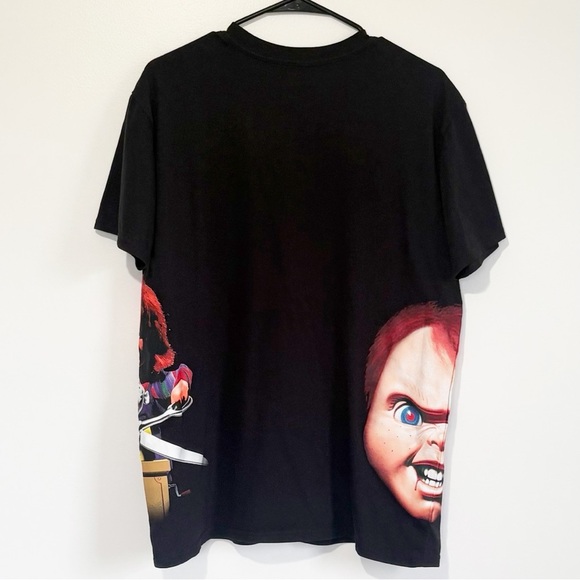 CHUCKY Graphic Tee Short Sleeve Black Mens XL - Picture 2 of 8